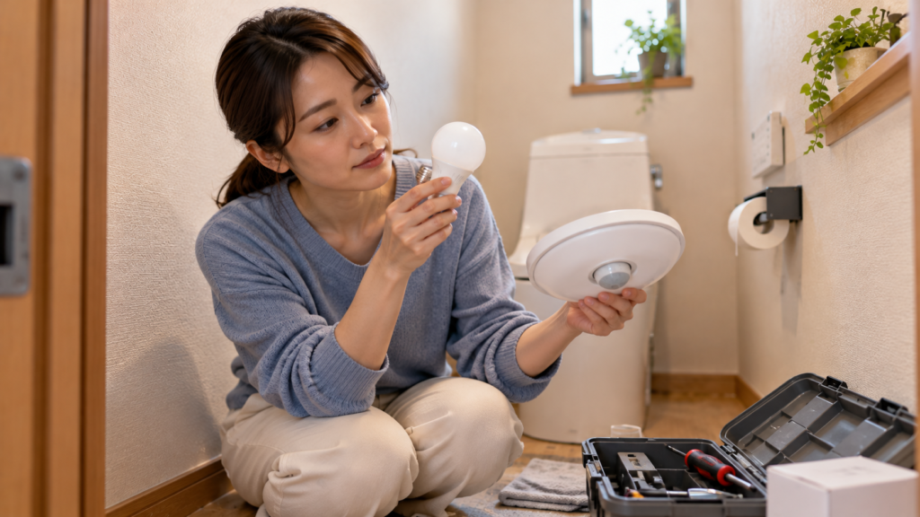 人感センサーライトの設定変更で解決しない場合の対策