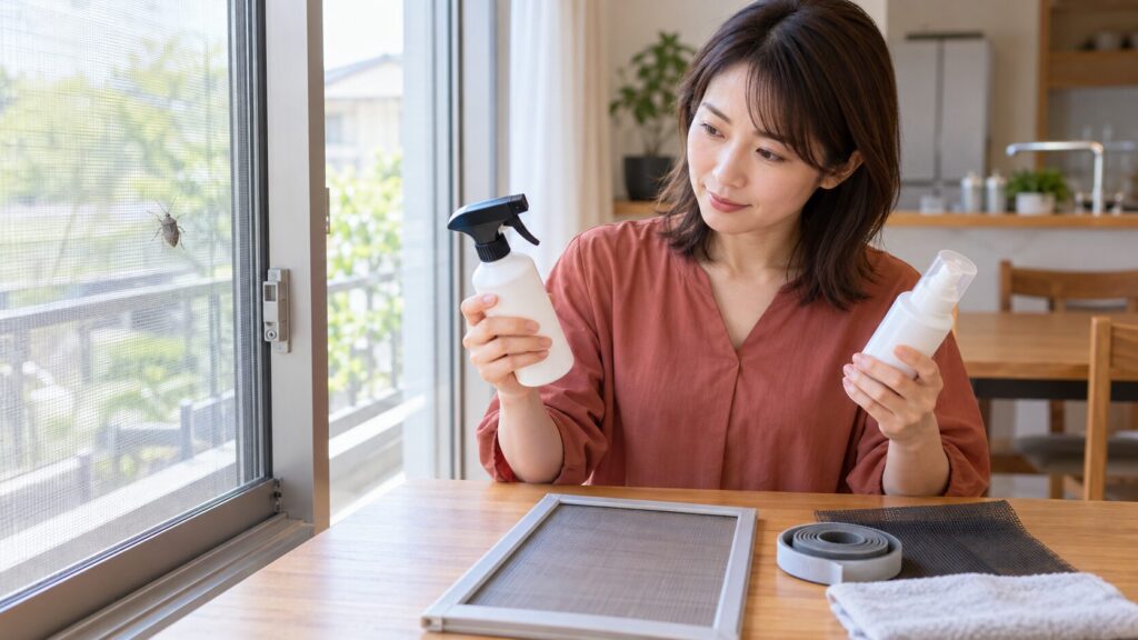 カメムシ対策用の網戸や窓用虫よけを選ぶときの確認ポイント