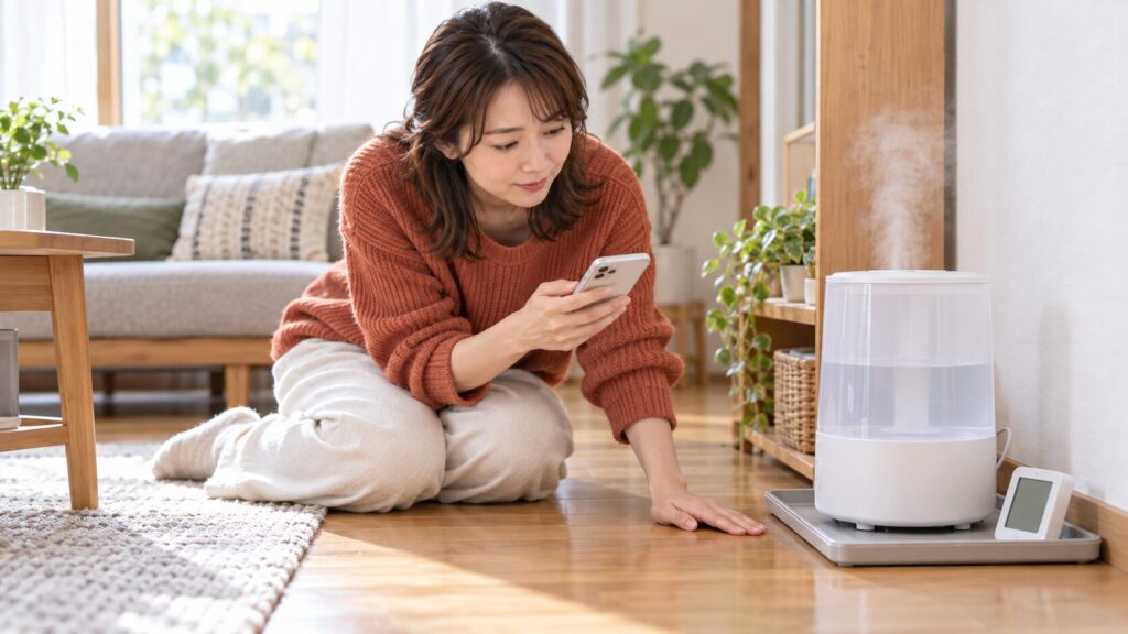 加湿器の床濡れや賃貸住宅での使用に関するよくある質問
